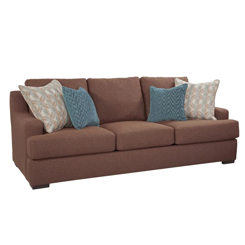 Cinnamon Sloped Track Arm Sofa R611548