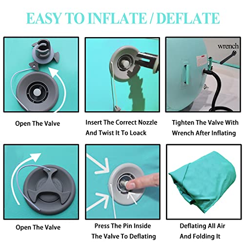 Inflatable Gymnastics Air Roller Tumbling Mat with Electric Pump O6362
