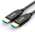 Fiber Optic HDMI 2.0b Cable 50ft Nylon Braided R16544