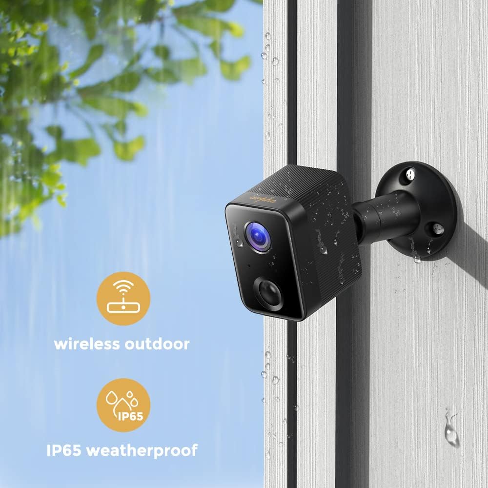 Wireless Security Camera with 1080P HD Night Vision and 2-Way Audio O625