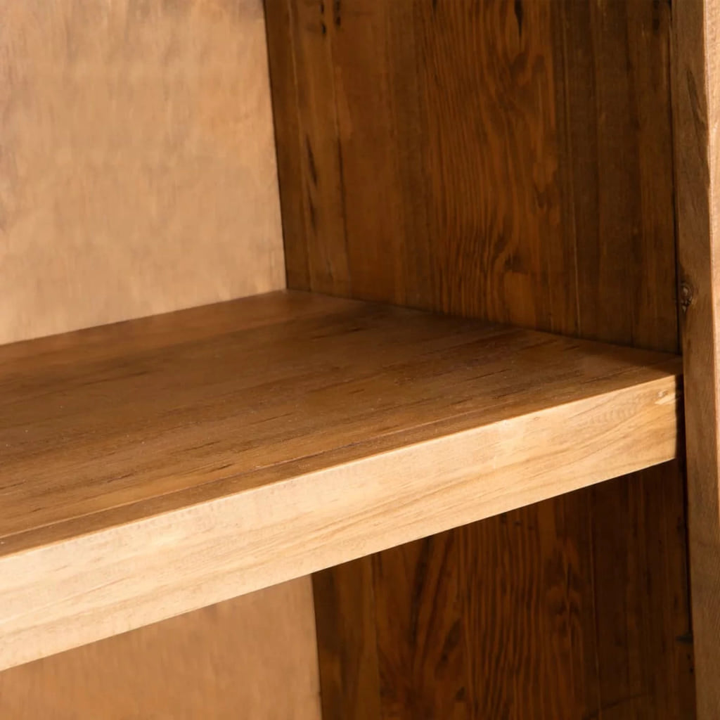 Recycled Pinewood Bathroom Storage Cabinet with Shelf A7646