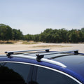 Silver Roof Racks Cross Bars Luggage Carrier Set K71159