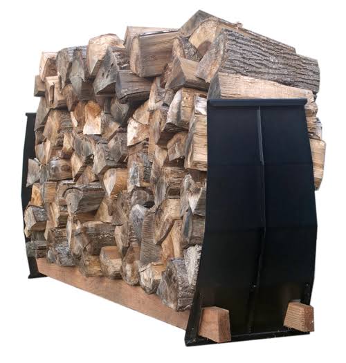 Black Steel Wood Caddy U8747