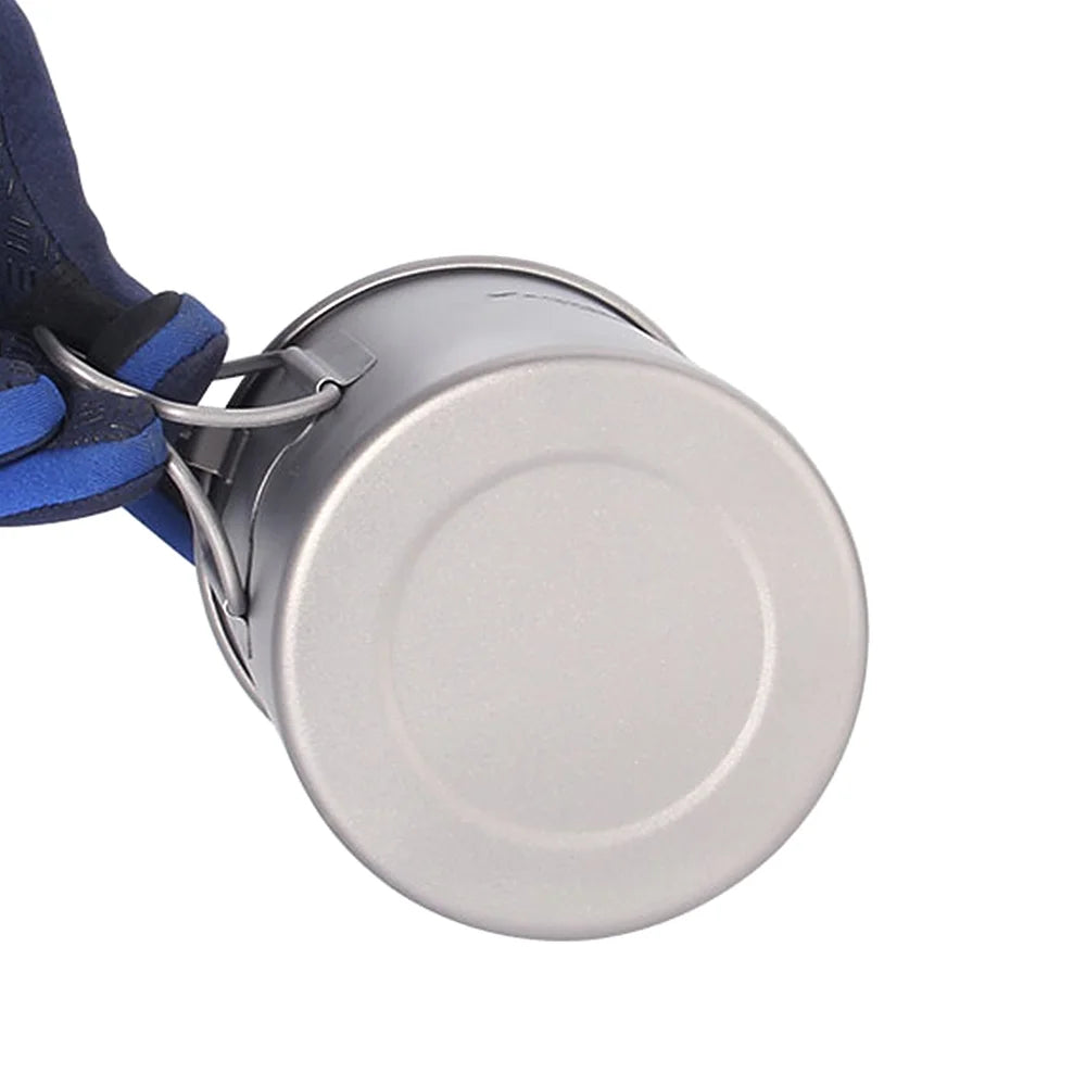 Titanium Cup with Lid and Handle 750ml/900ml/1100ml N89018