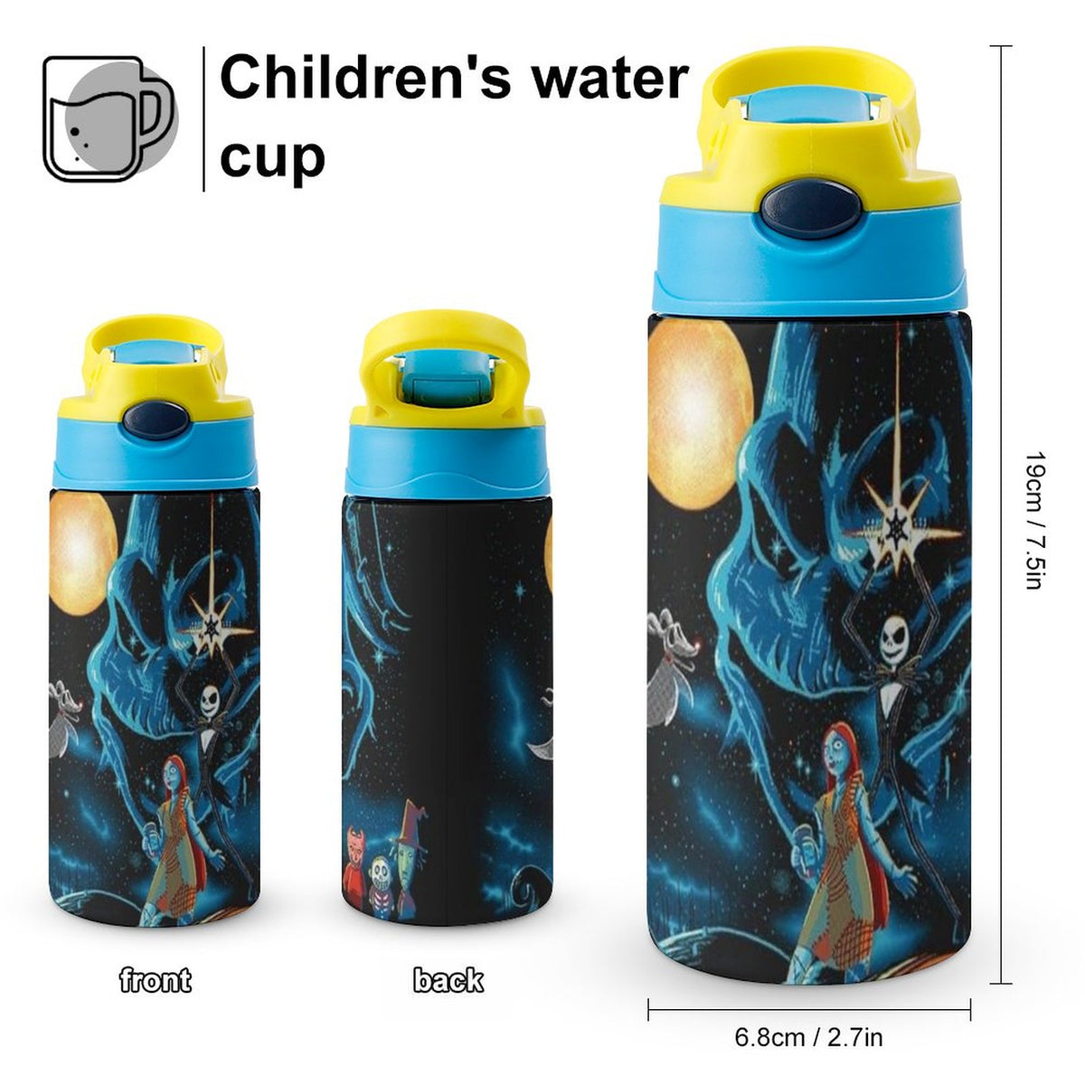 Insulated Stainless Steel Water Bottle with Straw Z79744