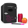 Black 6-Can Personal Cooling and Heating Refrigerator with Carry Handle H33528