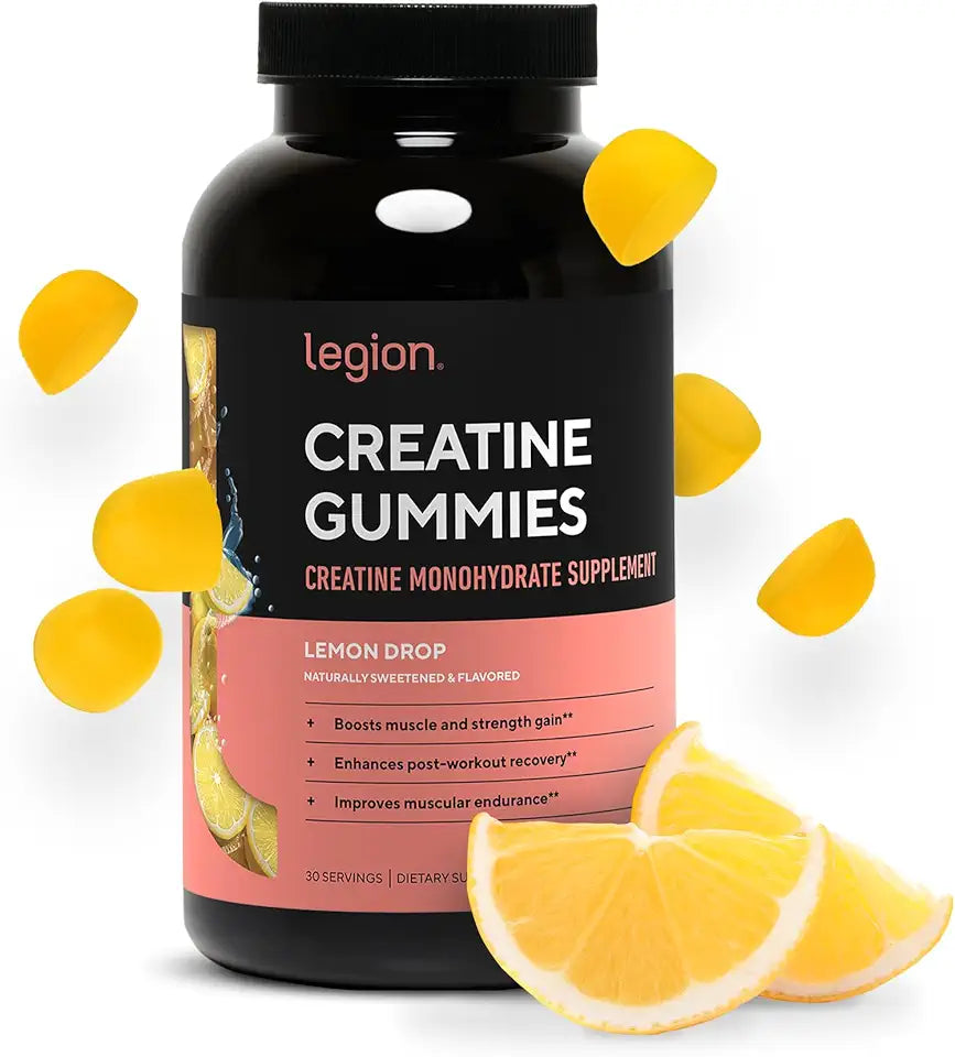 Creatine Monohydrate Gummies 150 Lemon Drop X959