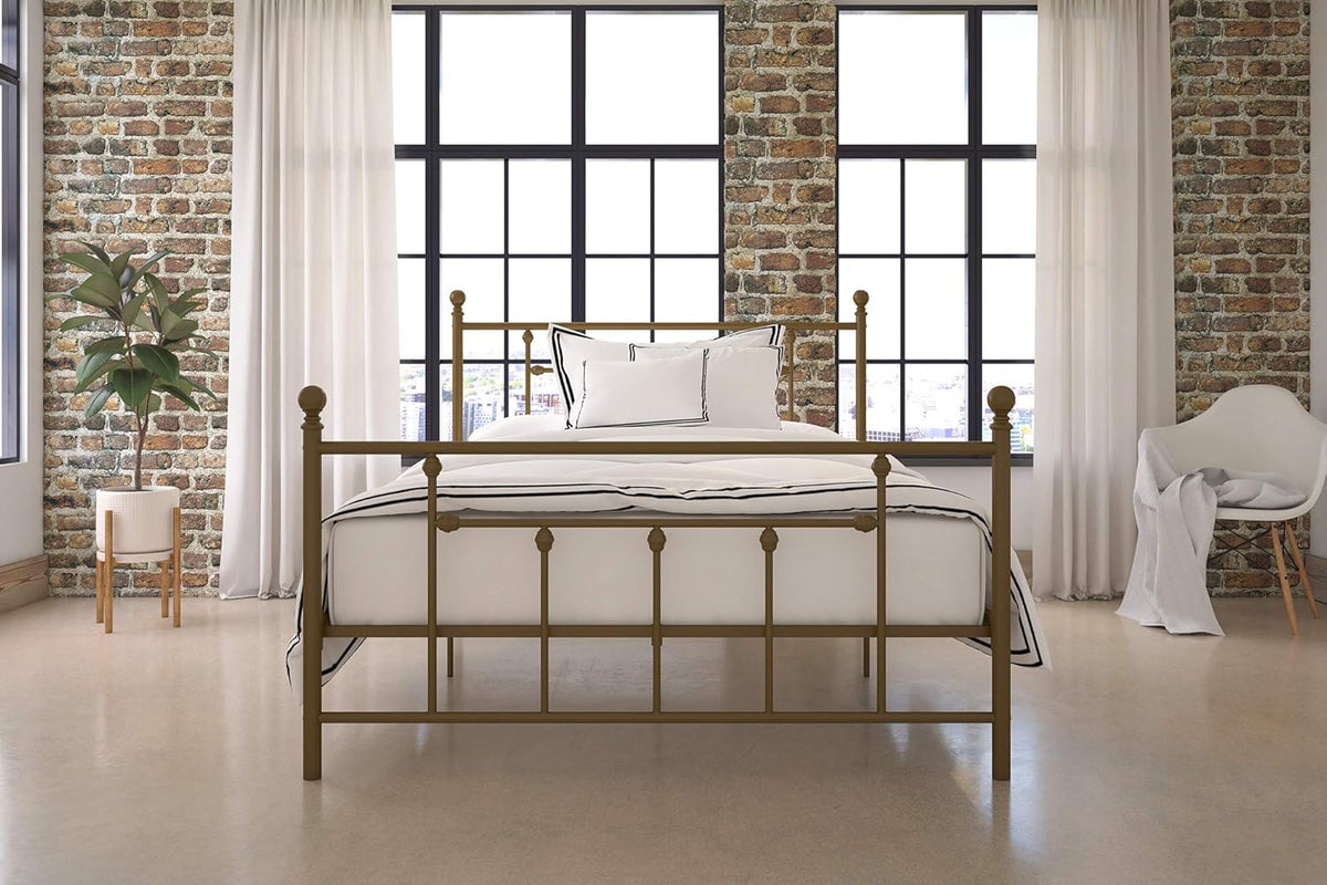 Twin Size Metal Canopy Bed Frame Z939