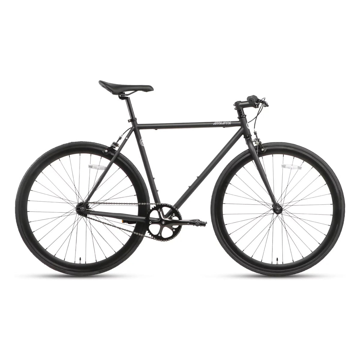 700C Single Speed Fixed Gear Bike, Black A720