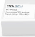 2.0 Micron Polycarbonate Membrane Filters 293mm, 20/pk D528