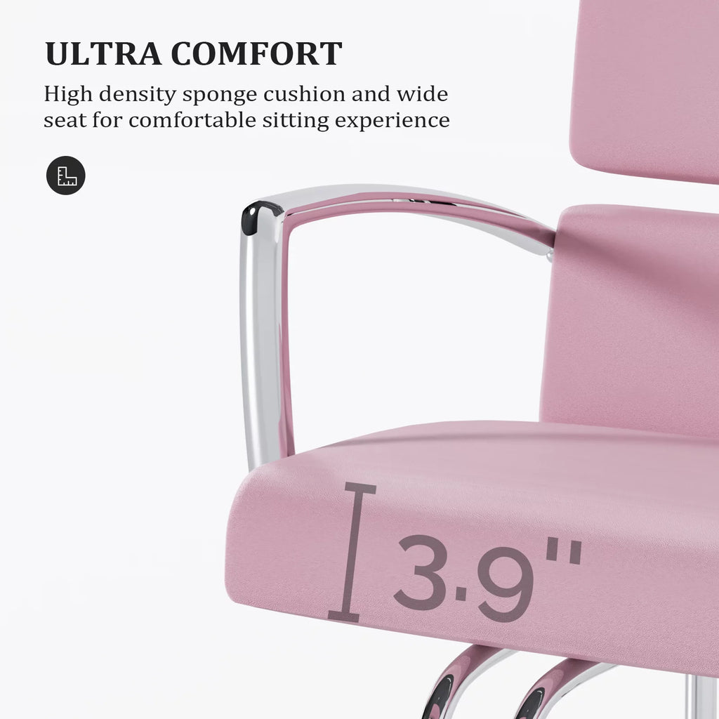 Pink 360 Degree Swivel Hydraulic Salon Chair C974