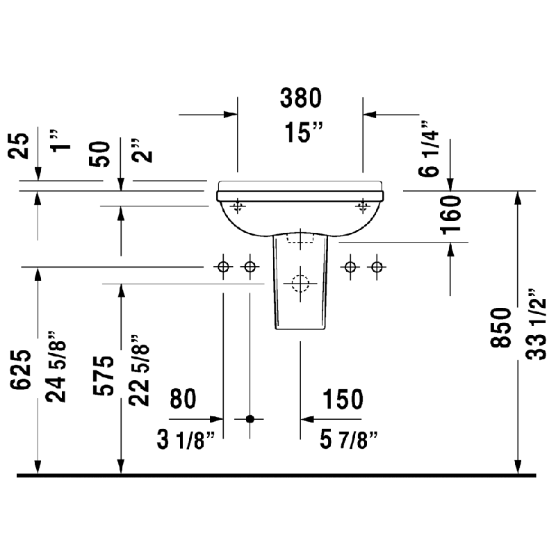 Bathroom Sink W7651