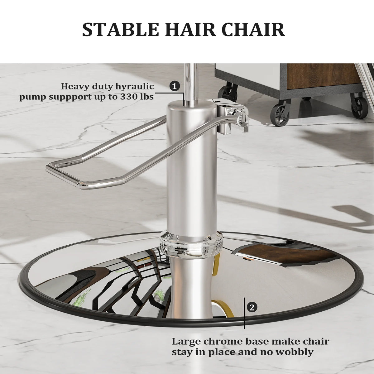 Pink 360 Degree Swivel Hydraulic Salon Chair C974