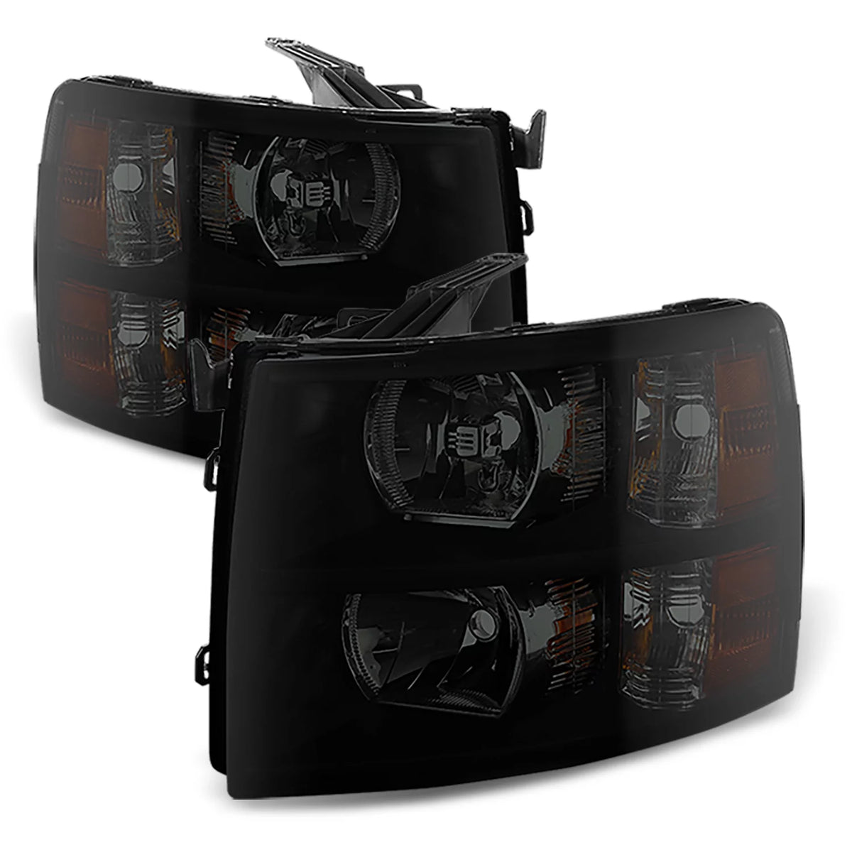Black Smoked LED Tail Light + Headlight W9424