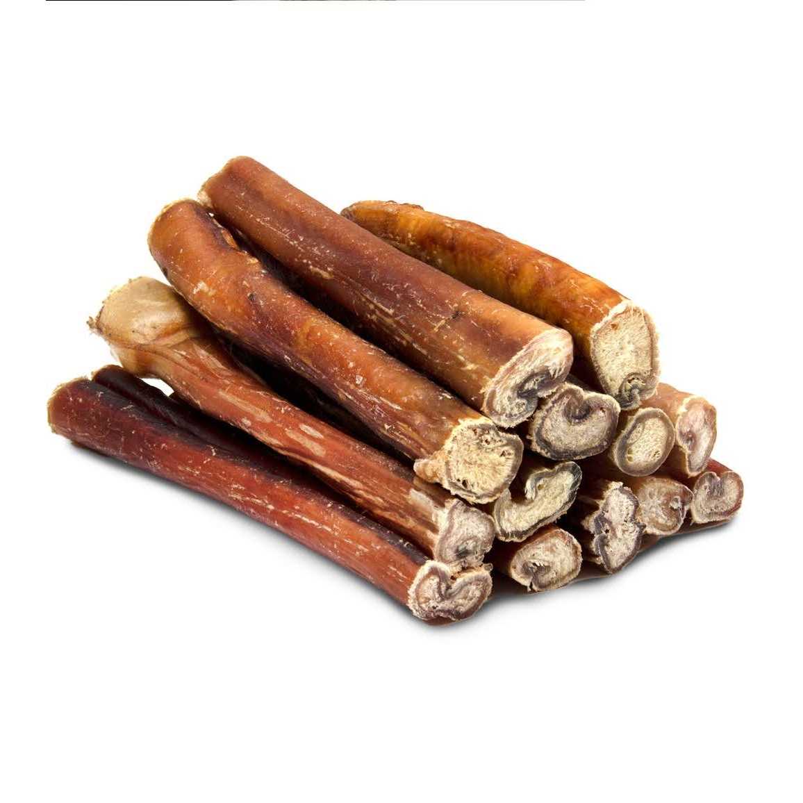 Braided Bully Sticks for Dogs Natural Beef Bones A16532