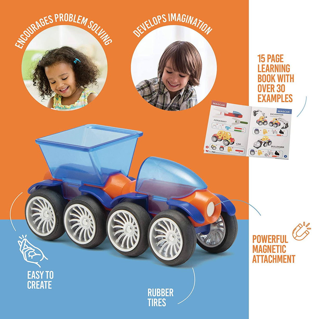 Magnetic Toy Cars Set G512