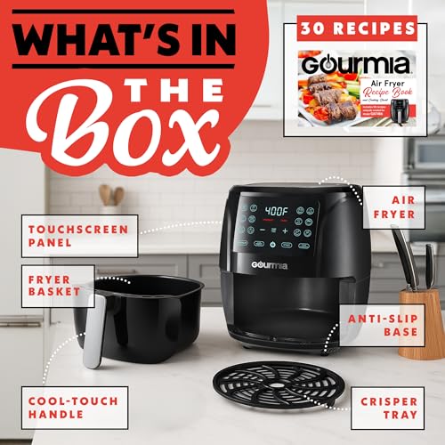 4 Quart Digital Air Fryer Oven, Black and Stainless Steel C693091