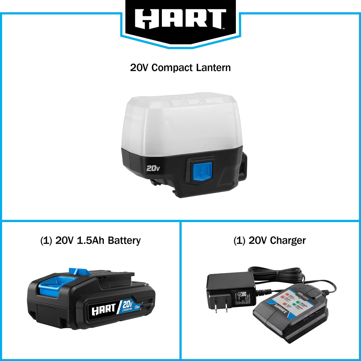 Cordless LED Compact Area Light Kit K1347