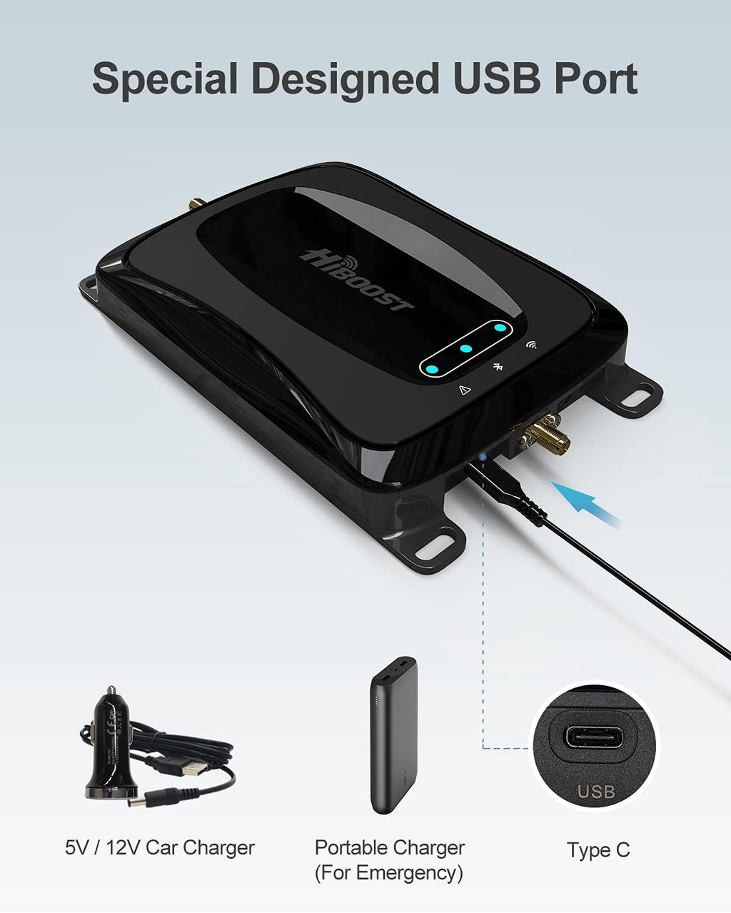 Vehicle Cell Phone Signal Booster for Car H3050