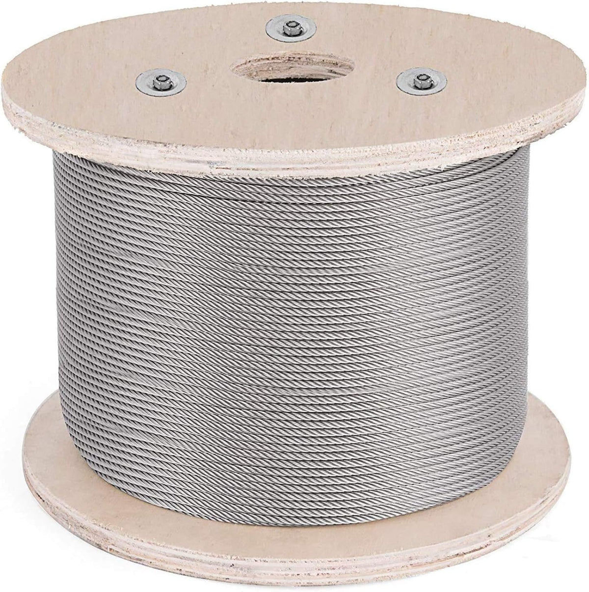 3/16 Inch 7x19 Stainless Steel Aircraft Cable Reel 500FT T316 Wire Rope D395