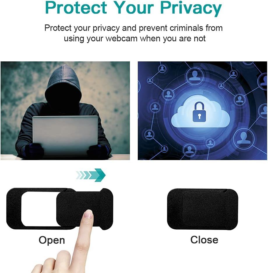 1080P Webcam with Ring Light and Privacy Cover U46752