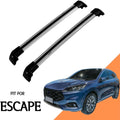 Roof Rack Side Rails Cross Bars for Ford Escape 2020 2021 2022 (Silver/Black) D214343