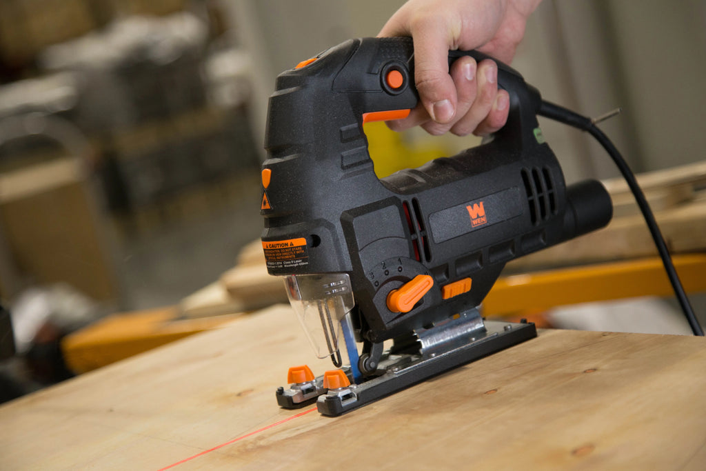 Variable Speed Orbital Jig Saw with Laser and LED Light B647