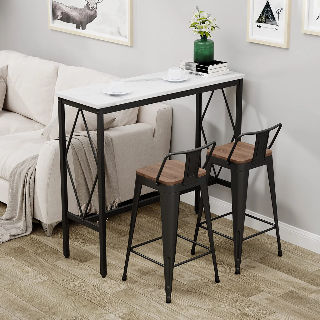2-Tier Entryway Table with Open Shelf Q69858