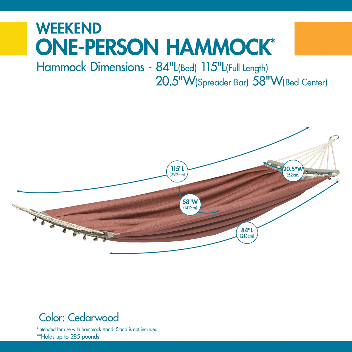 Cedarwood One-Person Hammock R36537