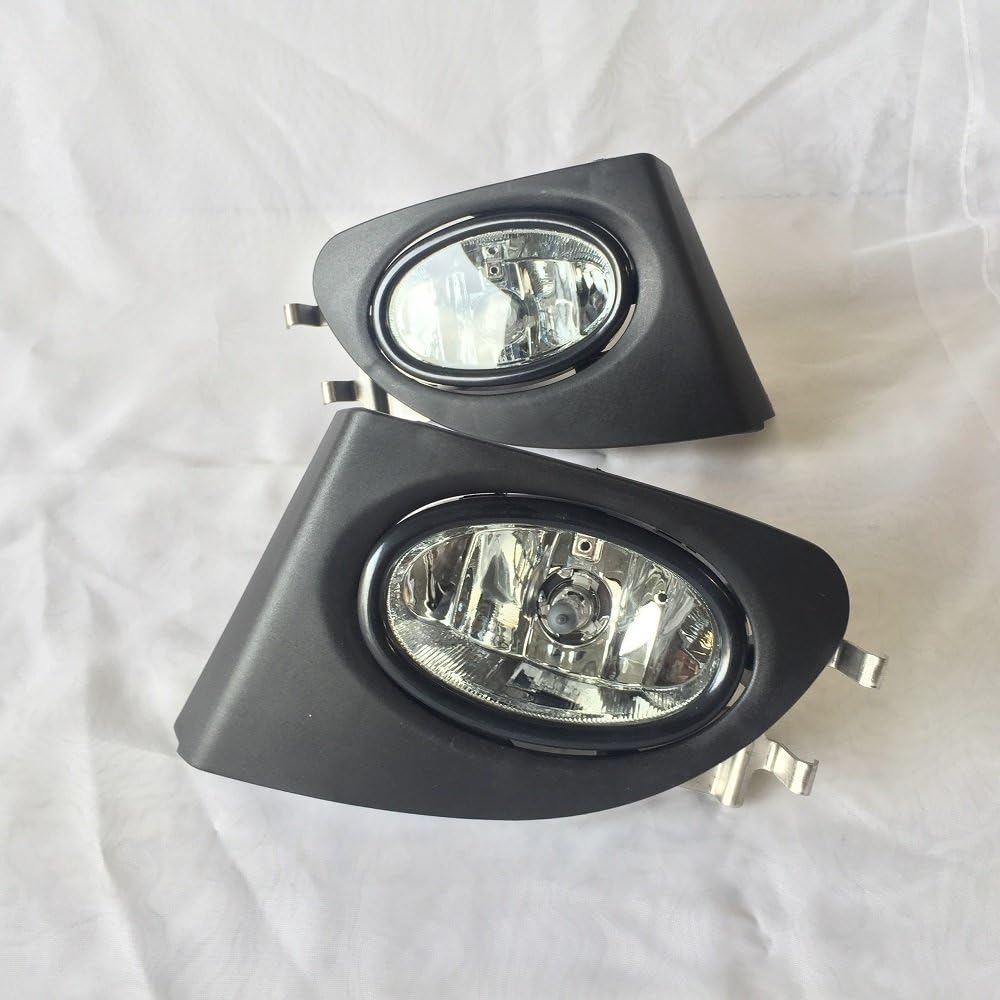 Clear Fog Lights with Bezel Switch Wire Pack of 2 S850