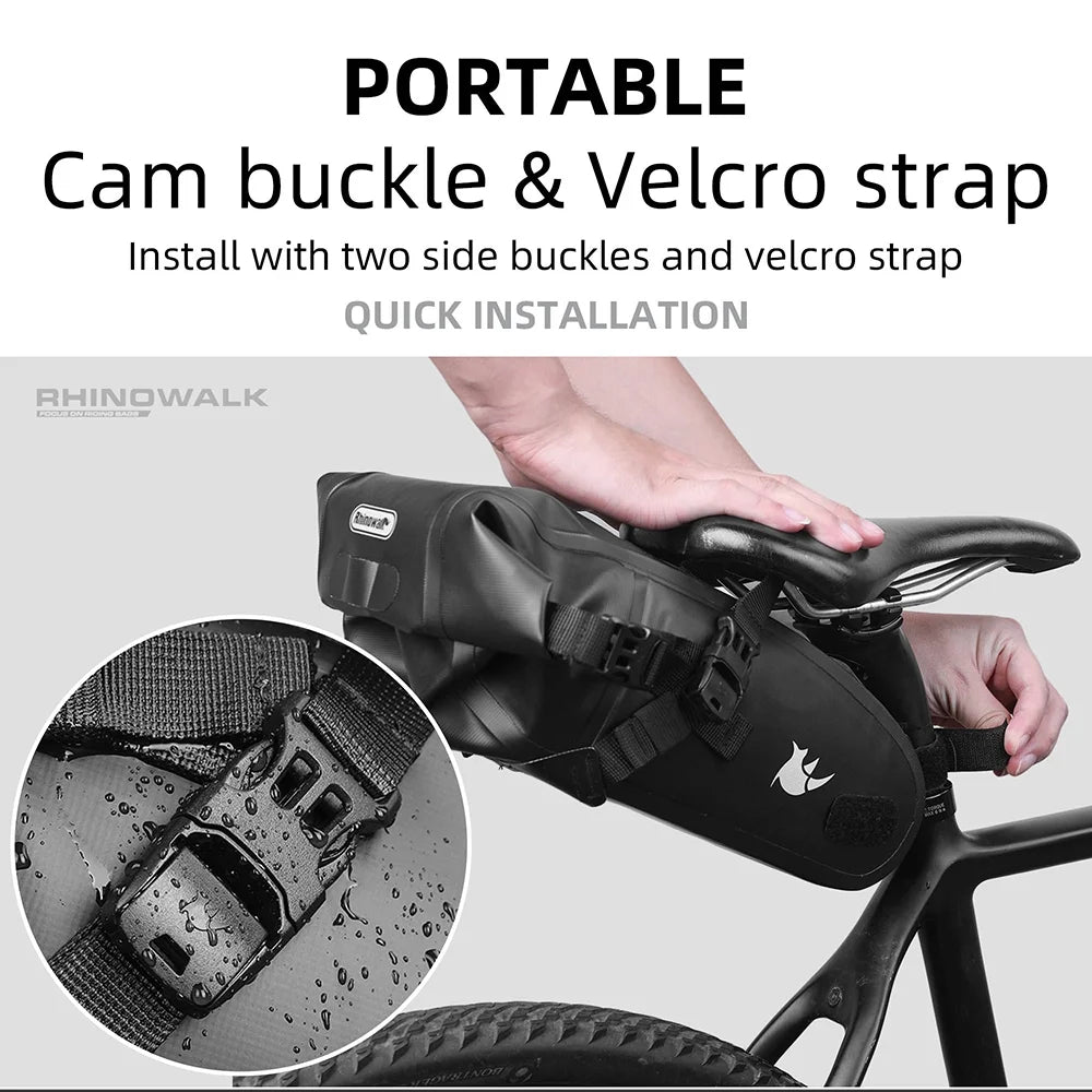 4L Waterproof Bicycle Tail Bag S1613