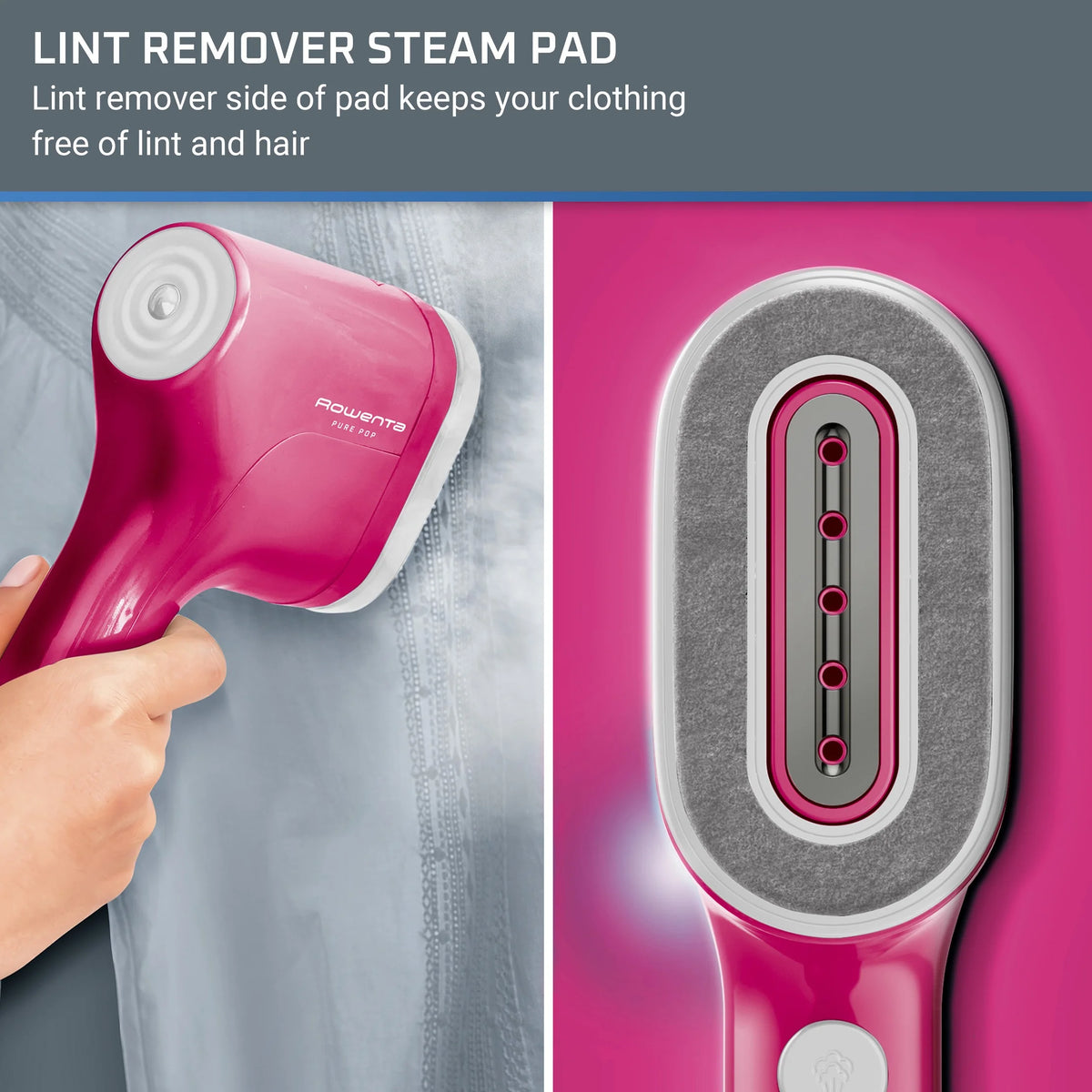 Handheld Garment Steamer Pink X13122