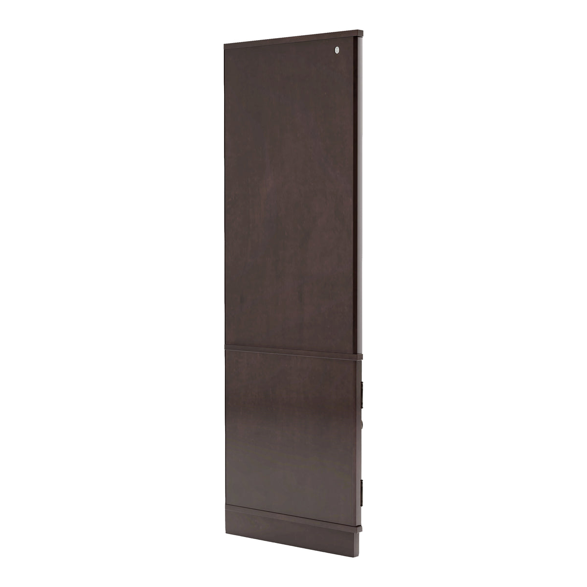 Espresso Wood Corner Bookshelf M825