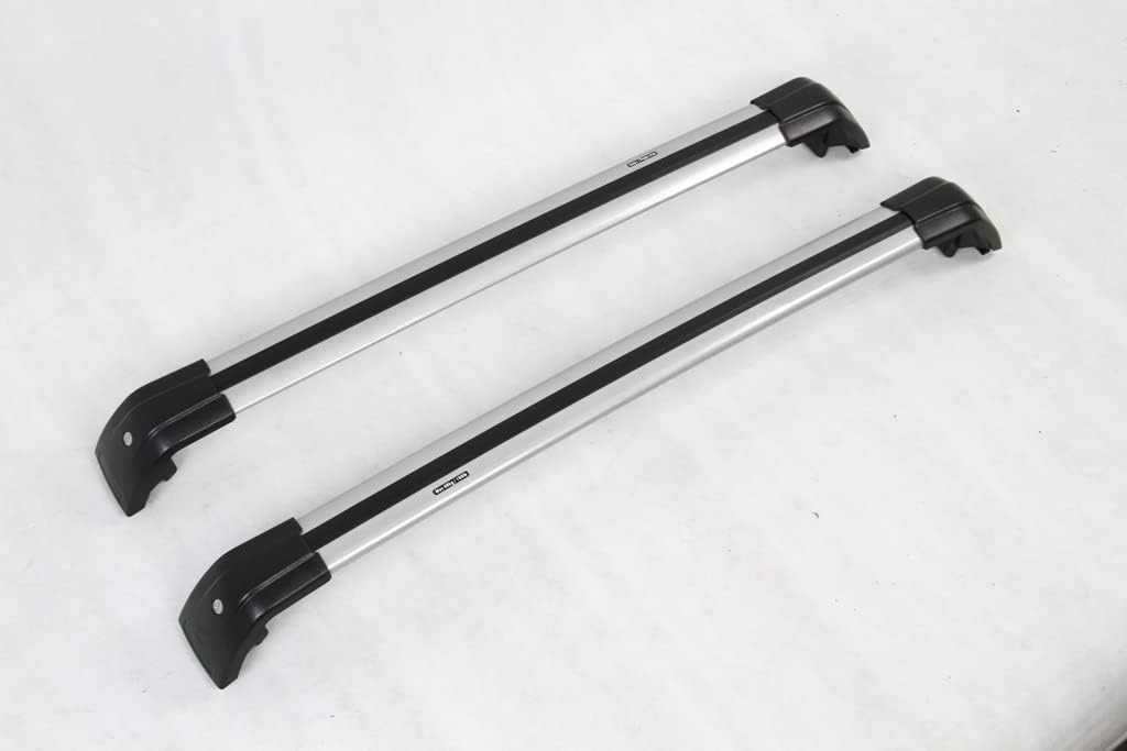 Roof Rack Side Rails Cross Bars for Ford Escape 2020 2021 2022 (Silver/Black) D214343