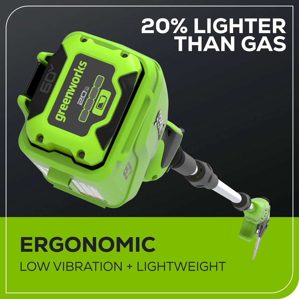 60V 10 Pole Saw with 2.0 Ah Battery & 3 Amp Charger K37060